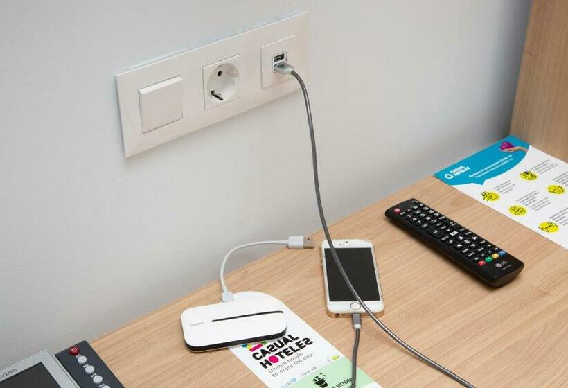 Quarto standart com varanda, Casual Con Duende Cádiz