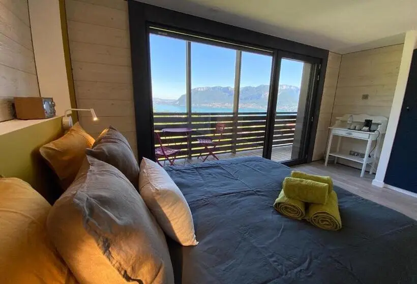Deluxe-huone Järvinäkymä, Les O D Annecy