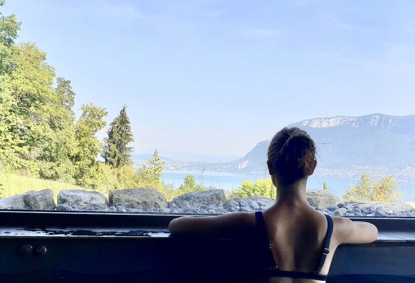 غرفة ديلوكس مطلة على البحيرة, Les O D Annecy