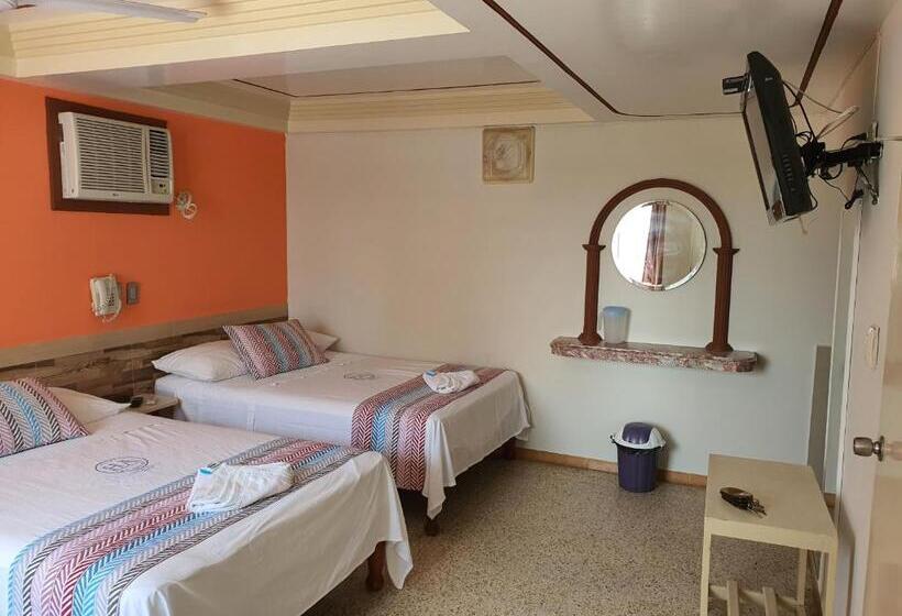 스탠다드 룸 더블 침대 2개, Atlantico A 150 Mts De Playa Martí