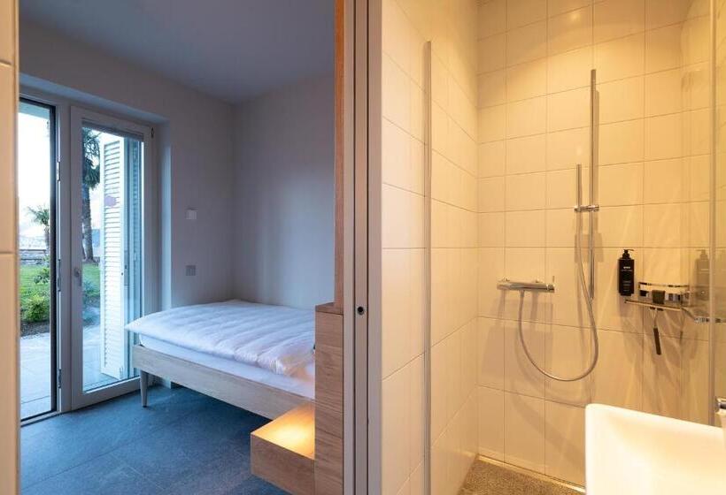 Habitació Individual Vista Jardí, Casa Moscia