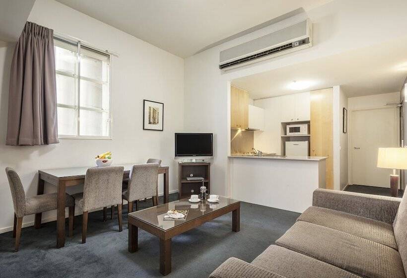 דירת חדר, Melbourne Cbd Central Apartment Hotel Official