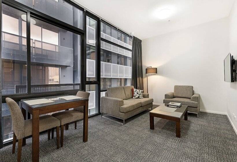 דירת חדר, Melbourne Cbd Central Apartment Hotel Official