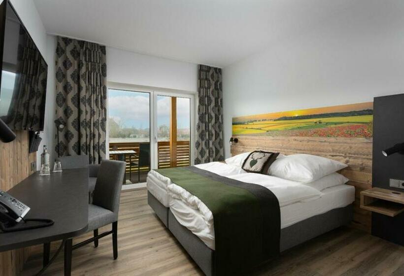 标准间带阳台, Grohnder Fährhaus