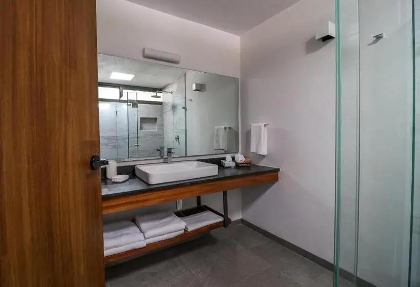 キングサイズベッドのデラックスルーム, Villa Internacional Hotel & Club