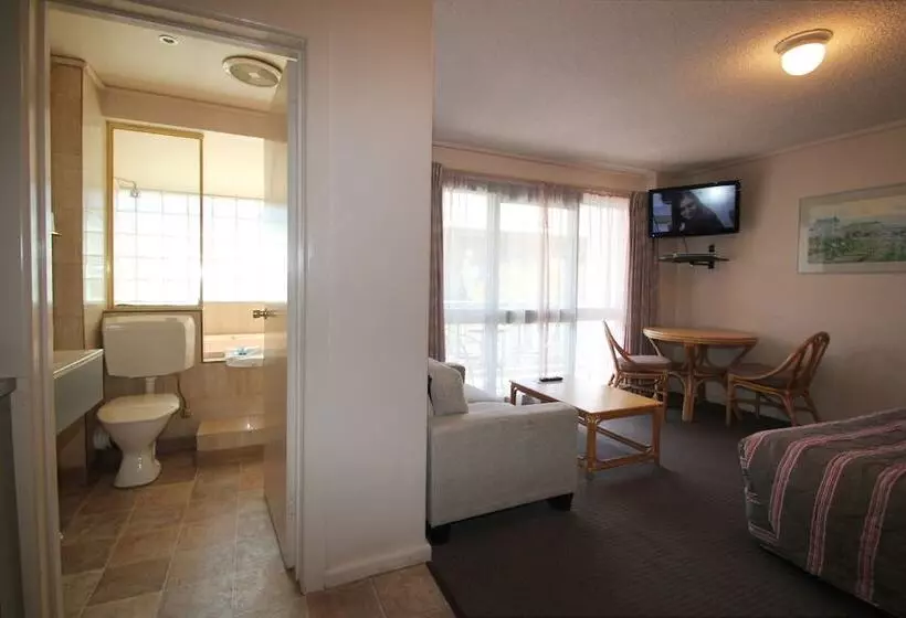 コネクティングルーム（家族用）。, Beaumaris Bay Motel