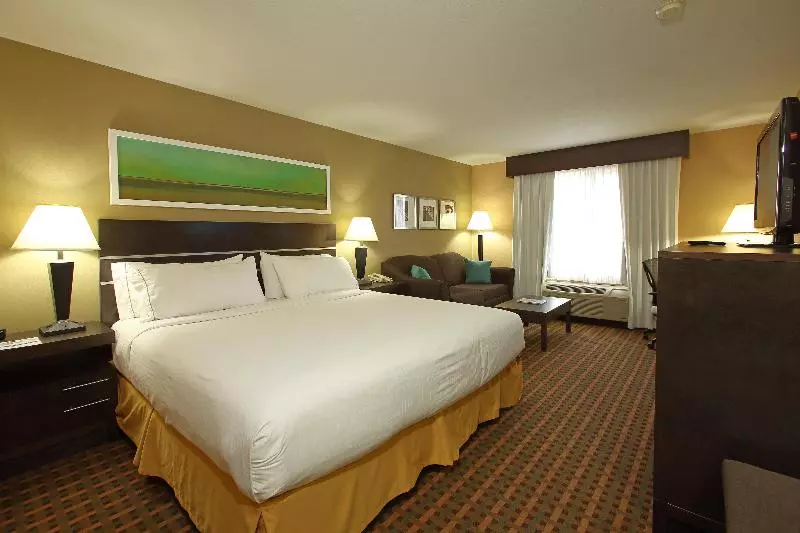 キングサイズベッドのスタンダードルーム, Holiday Inn Express Hotel & Suites Vernon, An Ihg