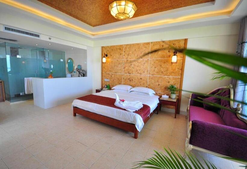 סוויטת דלוקס נוף לים, Palm Beach Resort & Spa