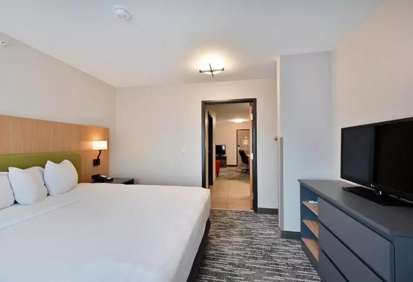 キングサイズベッドのスイートルーム, Country Inn & Suites By Radisson, Bloomingtonnormal Airport, Il