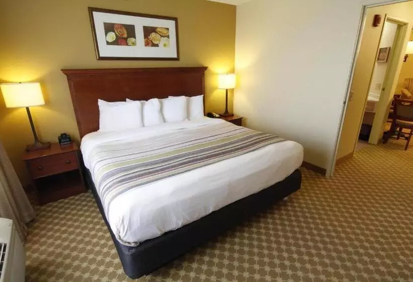 キングサイズベッドのスイートルーム, Country Inn & Suites By Radisson, Crystal Lake, Il