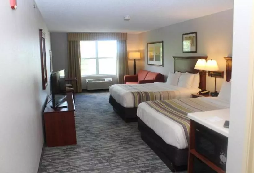 ２ダブルベッドのスタンダードルーム, Country Inn & Suites By Radisson, Crystal Lake, Il