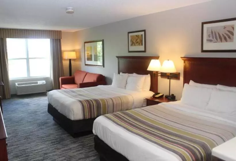 ２ダブルベッドのスタンダードルーム, Country Inn & Suites By Radisson, Crystal Lake, Il