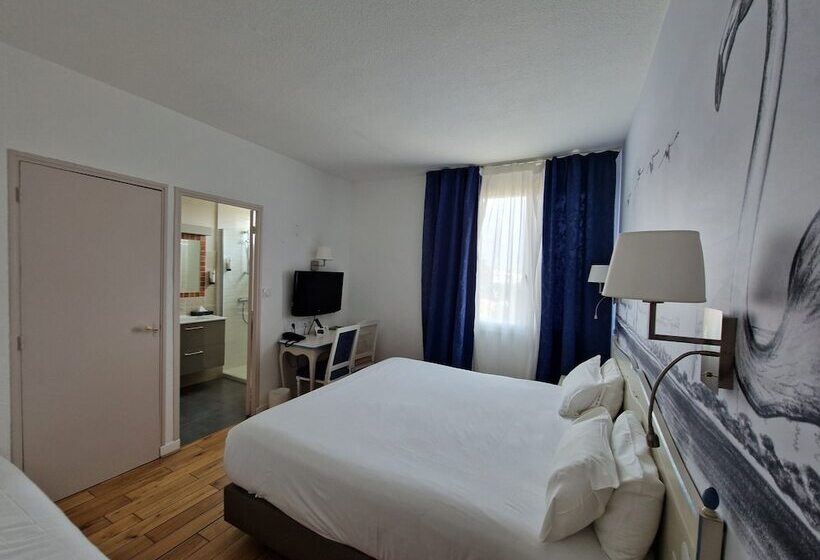 Трехместный Номер Superior, Logis Vignes Blanches Hôtel Cosy Et Restaurant De Terroir
