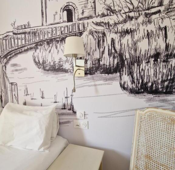 스탠다드 룸, Logis Vignes Blanches Hôtel Cosy Et Restaurant De Terroir