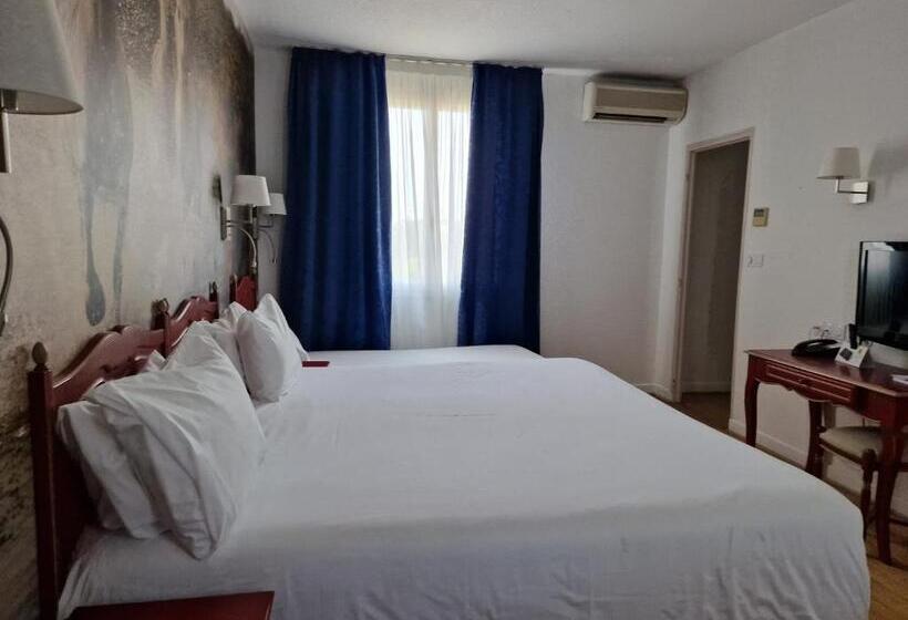 패밀리 룸, Logis Vignes Blanches Hôtel Cosy Et Restaurant De Terroir