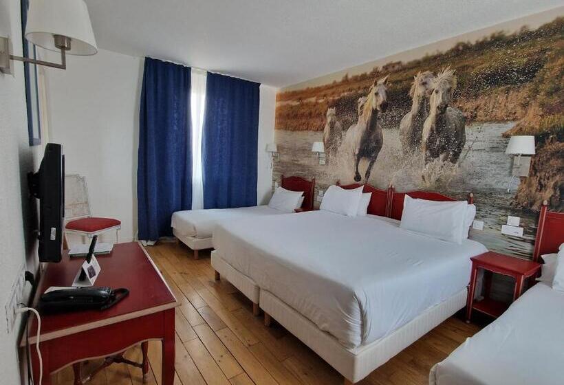 패밀리 룸, Logis Vignes Blanches Hôtel Cosy Et Restaurant De Terroir