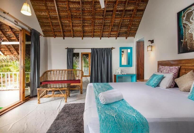 带海景的豪华间, Agonda Shell Beach Resort