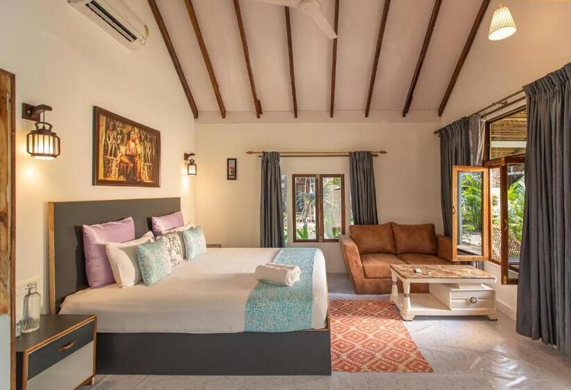 带阳台的豪华间, Agonda Shell Beach Resort