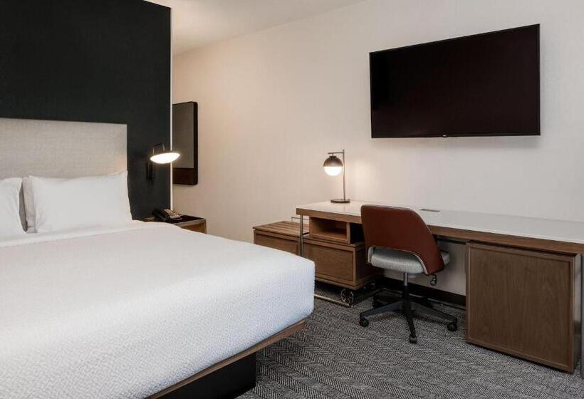 带大床的标准间, Courtyard By Marriott Charlotte Ballantyne