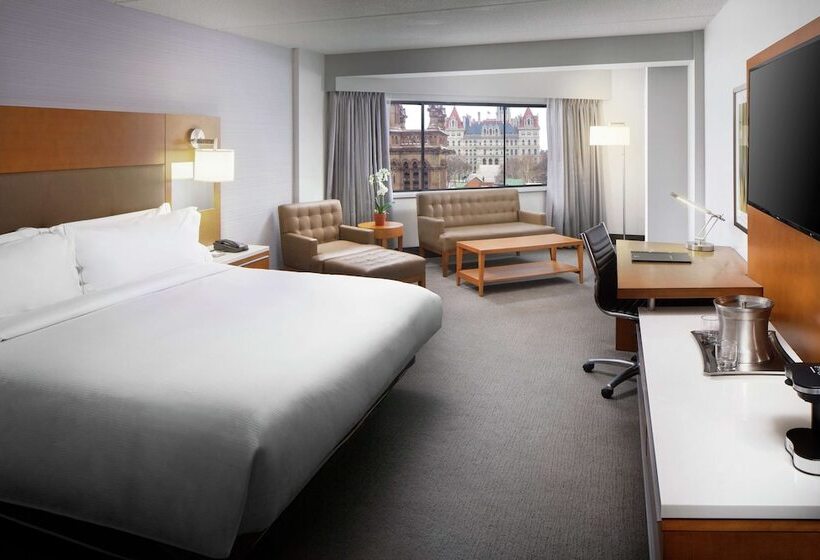 이그제큐티브 룸 킹사이즈 침대, Hilton Albany