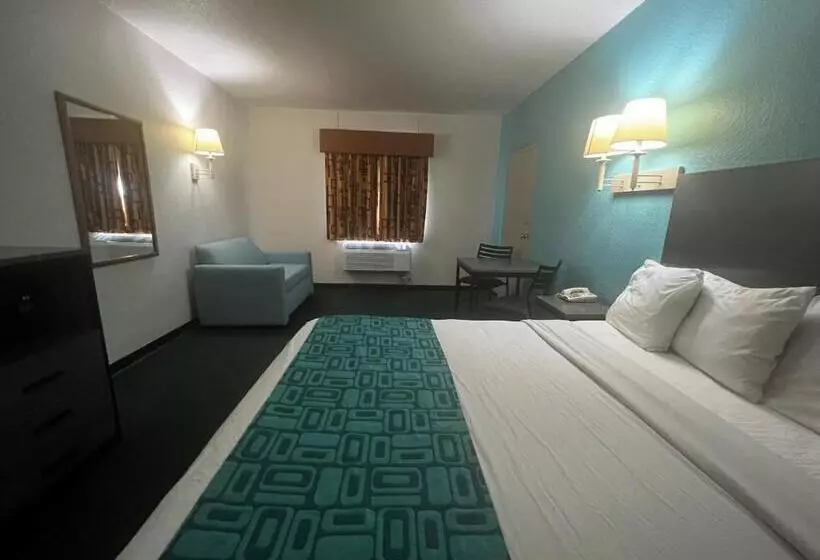 身障者適用キングサイズベッドルーム, Howard Johnson By Wyndham Galveston