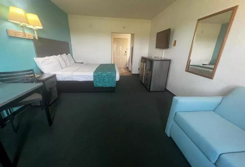 身障者適用キングサイズベッドルーム, Howard Johnson By Wyndham Galveston