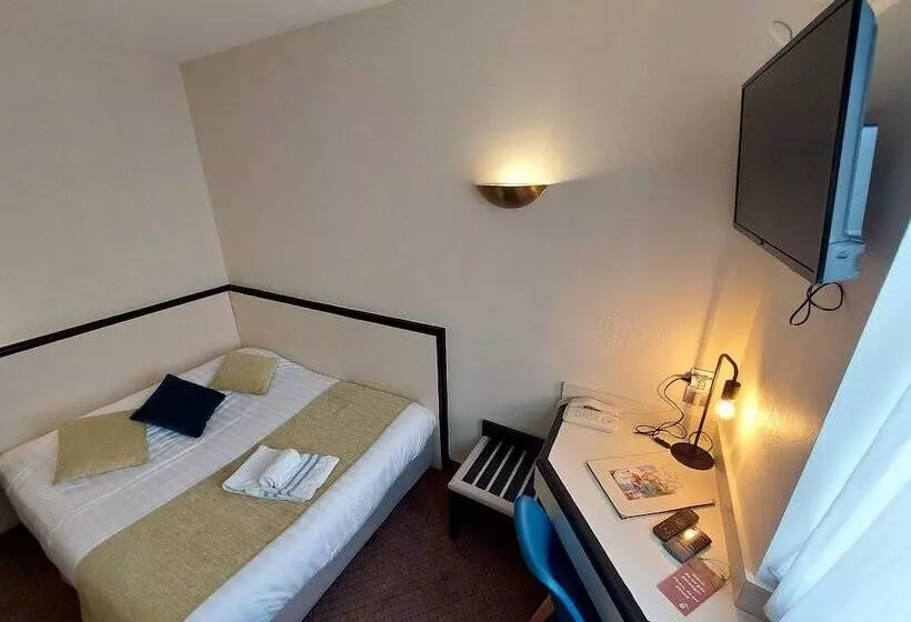 スタンダードシングルルーム, Logis Hôtels Hôtel Et Restaurant Le Lion D Or