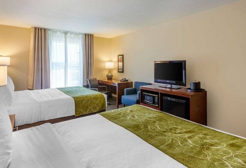 غرفه قياسيه سريرين مزدوجين, Comfort Inn & Suites Logan Near University