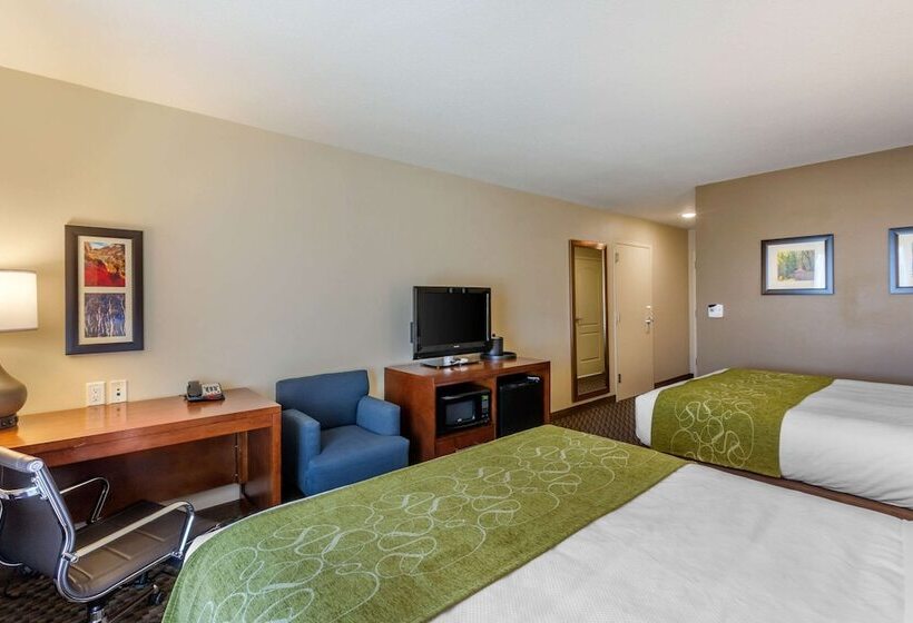 غرفه قياسيه سريرين مزدوجين, Comfort Inn & Suites Logan Near University