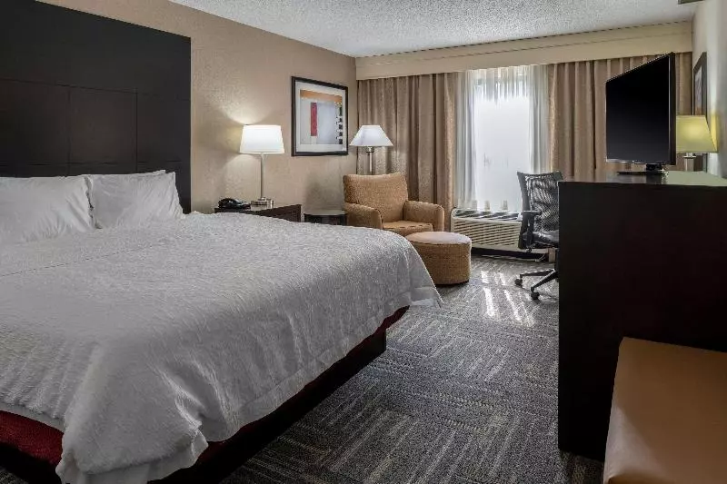 キングサイズベッドのスタンダードルーム, Hampton Inn Columbia