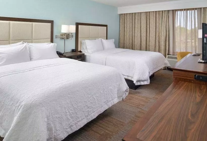 ２ダブルベッドのスタンダードルーム, Hampton Inn Daytona/ormond Beach