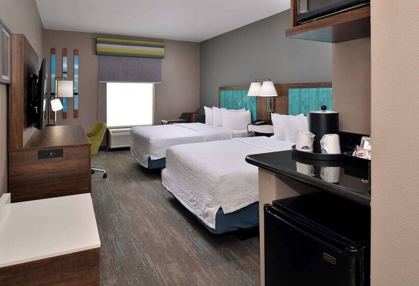 스탠다드 룸 더블 침대 2개, Hampton Inn Laplace