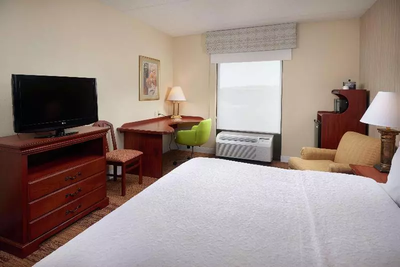 キングサイズベッドのスタンダードルーム, Hampton Inn Shrewsbury