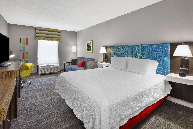 キングサイズベッドのスタンダードルーム, Hampton Inn & Suites Springboro/dayton Area South