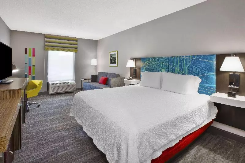キングサイズベッドのスタンダードルーム, Hampton Inn & Suites Springboro/dayton Area South
