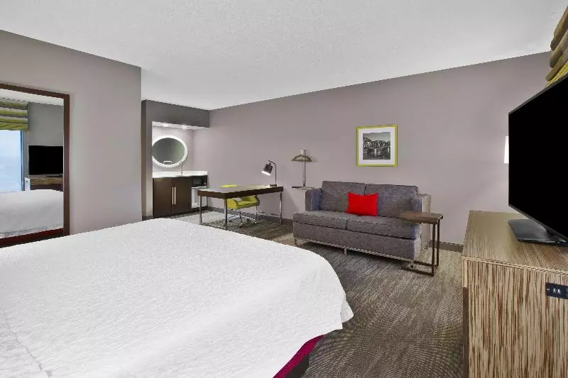 キングサイドベッドのスタンダードワンルーム, Hampton Inn & Suites Springboro/dayton Area South