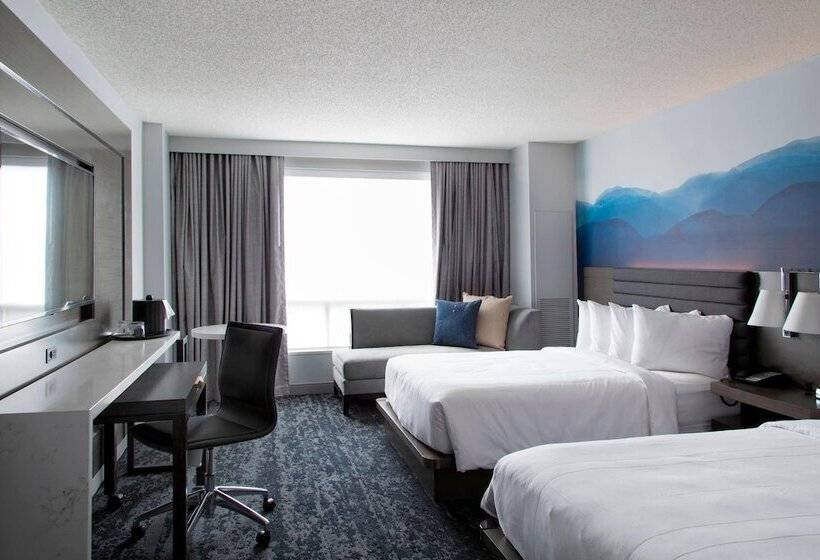 غرفه قياسيه سريرين مزدوجين, Franklin Marriott Cool Springs