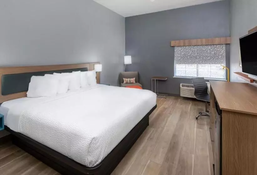身障者適用キングサイズベッドルーム, La Quinta By Wyndham New Braunfels