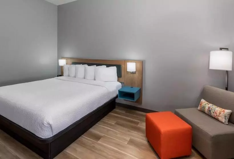 身障者適用キングサイズベッドルーム, La Quinta By Wyndham New Braunfels