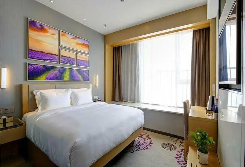 キングサイズベッドのデラックスルーム, Lavande Hotel Chengdu Dafeng Shixi Park Subway Station