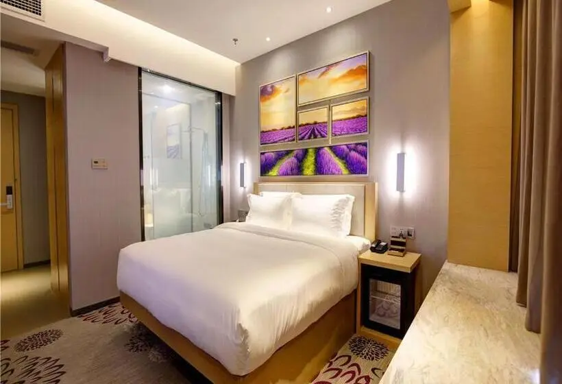 キングサイズベッドのデラックスルーム, Lavande Hotel Chengdu Dafeng Shixi Park Subway Station