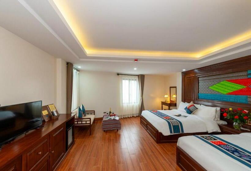 اتاق خانوادگی با چشمانداز باغ, Sapa Passion Hotel & Spa