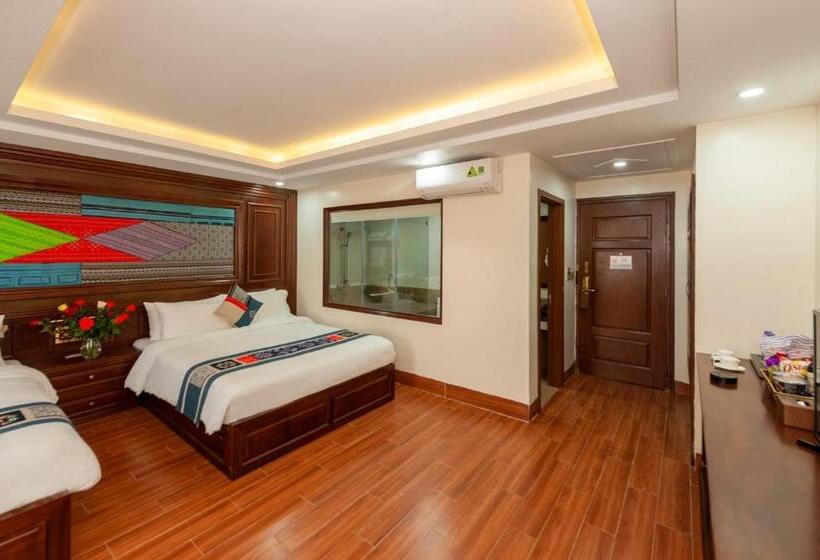 اتاق خانوادگی با چشمانداز باغ, Sapa Passion Hotel & Spa