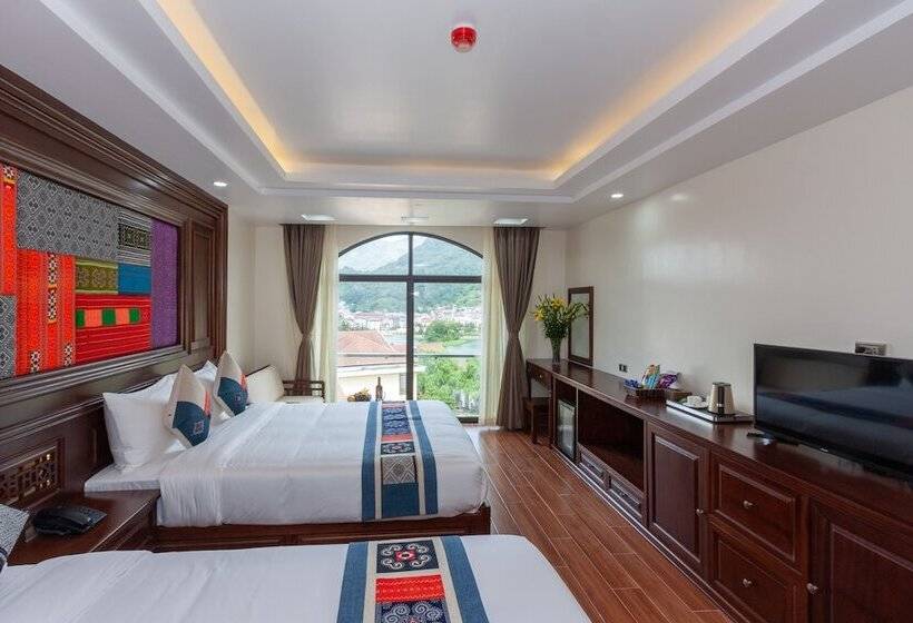 اتاق خانوادگی با چشمانداز باغ, Sapa Passion Hotel & Spa