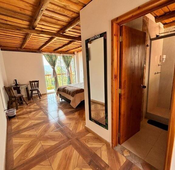 חדר סטנדרט עם מרפסת, Campestre Inaoska Ecospa