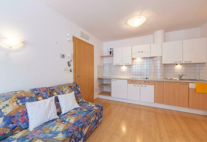 バルコニー付き1ベッドルームアパートメント, Residence Trenker Luis