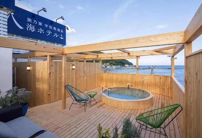 חדר סופריור נוף לים, 旅乃家 宇佐美温泉 海ホテル 本館ーアネックス館