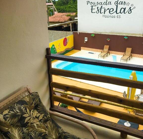 バルコニー付きスタンダードトリプルルーム, Pousada Das Estrelas
