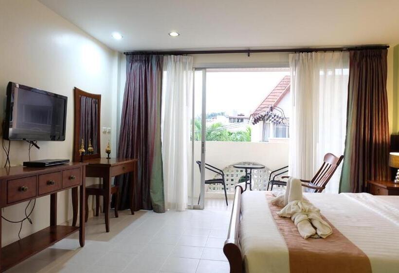 غرفة قياسية مزوَّدة بشُرفة, Phuket Racha Kata Homestay