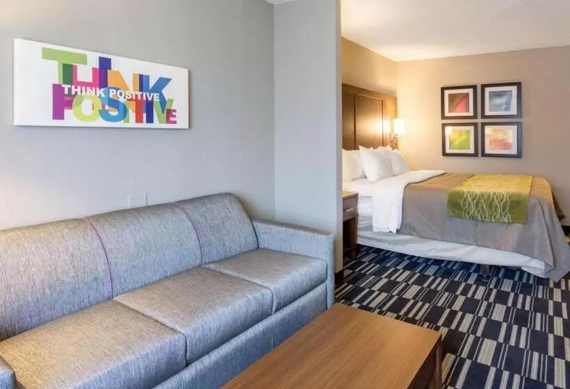 キングサイズベッドのスイートルーム, Quality Inn & Suites Ashland Near Kings Dominion